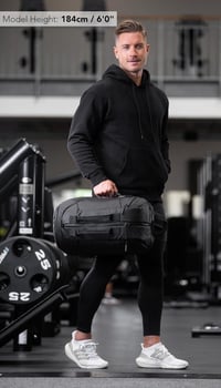Fitgriff Fekete Sporttáska Rucksak Funkcióval - Cipő- és Laptoptartóval (25L) 4
