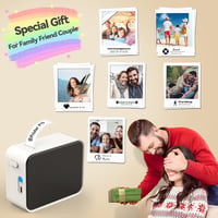 Pristar P15 Bluetooth Címkenyomtató, Hordozható Újratölthető Címkéző Készülék iOS Android Telefonokhoz, Fehér 9