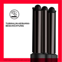 Revlon Wave Master Jumbo hajvasaló - 3 óriás lap, turmalin-kerámia, 190°C 3