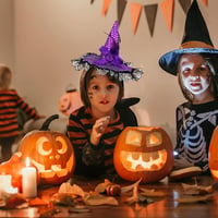 10 db Fekete Varázsló Kalap Gyerekeknek és Felnőtteknek - Halloween Boszorkány Jelmez Kiegészítő 4