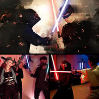 Duel Lightsabers Fénykard Felnőtteknek - Fém Markolatú, 44 Hüvelykes, Mozgásérzékelős, 16 Hangeffekttel, Nehéz Párbajokra, Fekete 6