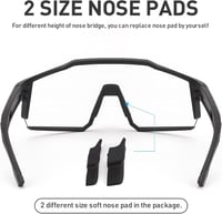 KAPVOE Fotokróm Kerékpáros Napszemüveg TR90 Kerettel Unisex 7