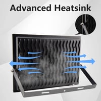 Loyal 50W LED reflektor, 6000K, 5000LM, kültéri, vízálló, fehér 5