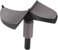 Utoolmart 100 mm-es Forstner fúrófej karbid heggyel, 80 mm hosszú, professzionális faipari lyukfúró forgóvágó, zsanérokhoz, rétegelt lemezhe 1