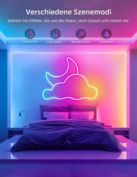 Lamomo 20m RGB LED Szalag Távirányítóval és Applikációval - 24V Vízálló Fénycsík Bluetooth Zeneszinkronnal, Fényerőszabályzással Partikhoz,  6