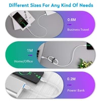Rövid 20 cm-es NEWTOP USB-A - Micro USB töltőkábel 5