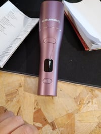 Grundig EasyCurl HS 6230 automatski uvijač za kosu, ljubičasti, na baterije, keramika — bez napuknutog plastičnog kućišta (stanje: vidi 2. sliku) 2