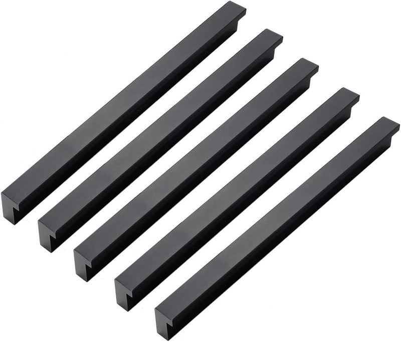 Alumínium L-alakú Szekrényfogantyú Szett 10db, 160mm - Bontott