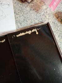 Idena 10520 crna kutija za pohranu s metaliziranim rubovima i oznakom, 36x28x17 cm — tragovi ljepila i ogrebotine (stanje: vidi 2. sliku) 3