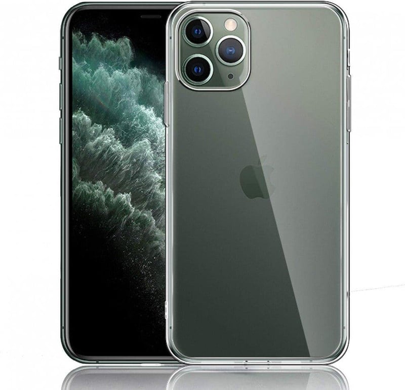 iPhone 11 Pro Max átlátszó ütésálló szilikon védőtok