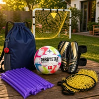Nogometni set Gol za pobjedu: štitnici + lopta br. 3 + 20 navijačkih štapova + ruksak + mreža za preciznost 1