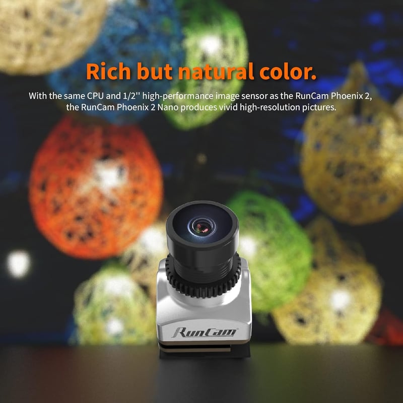 RunCam Phoenix2 Nano FPV kamera 1000TVL, 155° látószög, drónokhoz