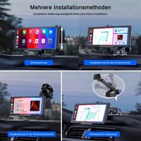 Avylet Vezeték Nélküli CarPlay 9,26" Érintőképernyővel - Android Auto, GPS Navigáció, Tolatókamera, Bluetooth, FM - Univerzális Autós Kijelz 7
