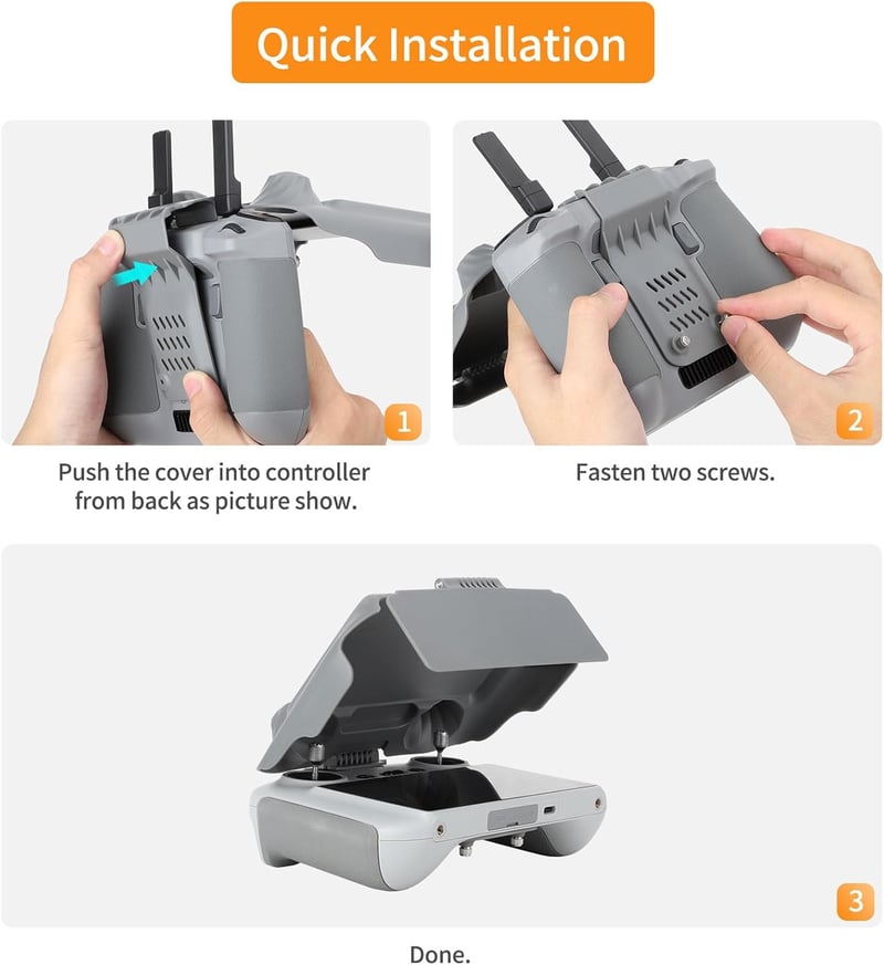 DJI Mini 4 Pro RC 2 Napellenző és Joystick Védő Szett