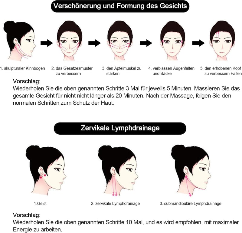 Kyaoayo Mikroáramú Arcmasszírozó - Ránctalanító és Bőrfeszesítő Készülék