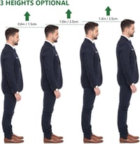 URAQT Magasító Gél Talpbetét, 2 Pár Láthatatlan Sarokemelő Betét, Fehérszürke 5