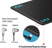 HUION HS64 rajztábla kezdőknek, 6,3x4 hüvelykes, akkumélkülös tollal 3