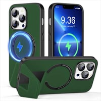 Apple iPhone 13 Pro Max Zöld Mágneses Tok MagSafe-fel és Állvánnyal 1