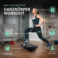 Bluefin Fitness UltraLite Vibrációs Tréner - Otthoni Edzőgép 200W Motorral, 99 Intenzitási Szint, LCD Kijelző, Kompakt Fekete Testformáló - A Ultra Slim 5