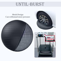 Goonidy 65cm Fekete Fitneszlabda - Ergonomikus Ülőlabda Gyerekeknek, Robbanásbiztos Tornalabda Jógához, Pilateshez, 2200 Font Teherbírással 2