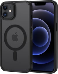 iPhone 12/12 Pro XTCASE mágneses tok MagSafe-kompatibilis - Matt fekete 1