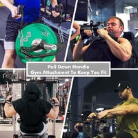 SevnElk Evezős Fogantyú LAT Pull-Down Kábel Húzó Fitness Torony Tricepsz Hátizom Edzés - H1, length: 15 cm 6