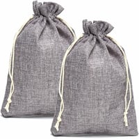 HERZWILD Szürke Juta Ajándékzsák Adventi Naptárhoz 17x23cm 15db 1