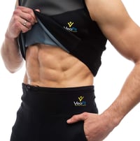 VEOFIT Férfi Neoprén Izzasztó Trikó Fogyáshoz - L méret, Ajándék Edzéstervvel 1