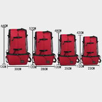WLDOCA Szürke Kutyahordozó Hátizsák 10kg-ig - Lélegző, Összecsukható, Motorozáshoz, Túrázáshoz 6