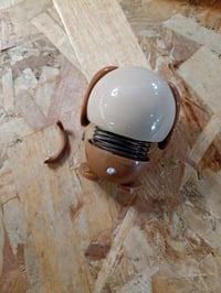 Hoptimist figura psa Wackelfigur za sreću smeđa, Small 5,5x5,9x7,3 cm, skandinavski dizajn — bez slomljenog repa (stanje: vidi 2. sliku) 2