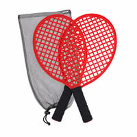 Set tenis de plajă Schildkröt Funsports - 2 palete și 2 mingi moi în plasă — lipsește 1 minge (stare: vezi a 2-a imagine) 1