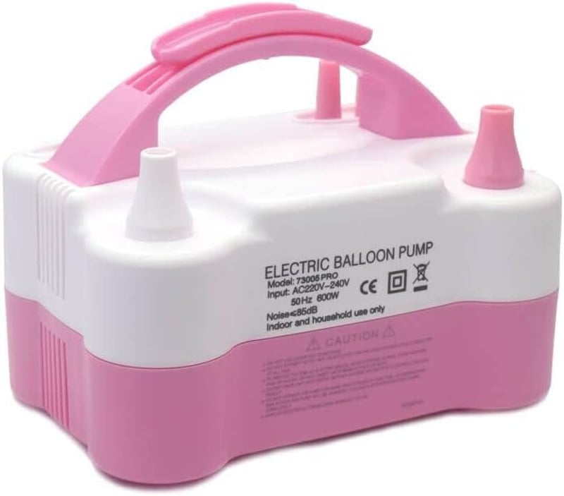 Hordozható elektromos légballonpumpa, 600W, dupla fúvókás - Partikellék
