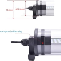 360° Forgatható CNC Munkalámpa - 18W LED Műhelylámpa Ipari Gépekhez, Garázsba - 500mm Vízálló Világítás 220V 1659 Lumen 4