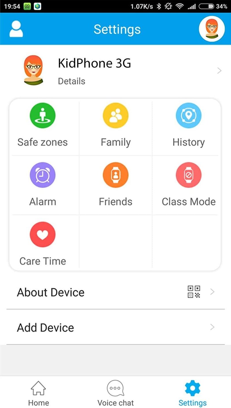 Elari KidPhone 3G Piros GPS Okosóra Gyerekeknek - Kétirányú Hívás, SOS, Vízálló, Kamera