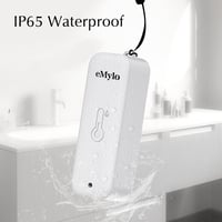 eMylo Zigbee Hőmérséklet és Páratartalom Érzékelő - Tuya Smart Kompatibilis Vezeték Nélküli Mérő Riasztással és Adattárolással - Alexa és Go 5