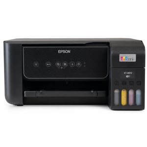 Epson EcoTank ET-2870 A4 Wi-Fi višenamjenski printer s spremnicima za tintu — potrošen komplet tinte, iscurila žuta (Korišteni proizvod)