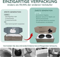 SPUNKYJUNKY Kerámia Dupla Etetőtál Bambusz Állvánnyal - 400ml Macskáknak és Kiskutyáknak - Biztonságos, Mérgezőanyag-mentes Etetőedény (Feke 2