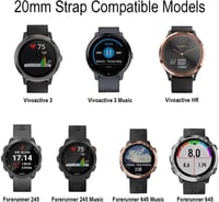 Garmin 20mm-es szilikon óraszíj Vivoactive, Venu és Forerunner modellekhez 7