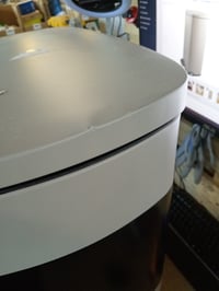 Spirella SP2710 Kanta za smeće s pedalom 50 l, Softclose, boja taupe siva, plastična unutrašnjost — udubljen poklopac, oštećen plastični rub (stanje: vidi 2. sliku) 5