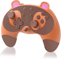 Nintendo Switch Pro kontroller - Vezeték nélküli, Gyro, Turbo funkciós - Barna (használt) 6