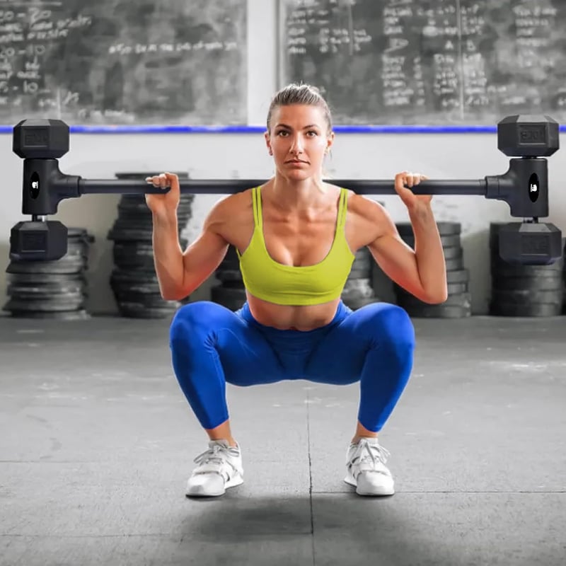 BBGuards Kettlebell-Súlyzó Adapter Konverter Kettlebell Súlyzó Kettlebell Barbell Bar Dual Use Home Fitness Set Markolat és Súlyzó Rúd
