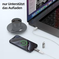 ARKTEK Lightning-USB C adapter iPhone 15, Galaxy S23, Pixel 8 töltéséhez (2db, szürke) 3