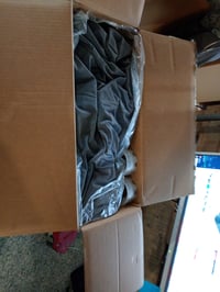 Canapea gonflabilă Intex 66552NP pentru 2 persoane, 203x231x66 cm, cu suport pentru băuturi, funcție de pat extensibil, gri 2