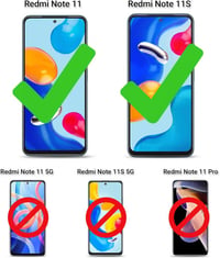 Xiaomi Redmi Note 11/11S Védőtok - Átlátszó, Ütésálló Szilikon Hátlap 7