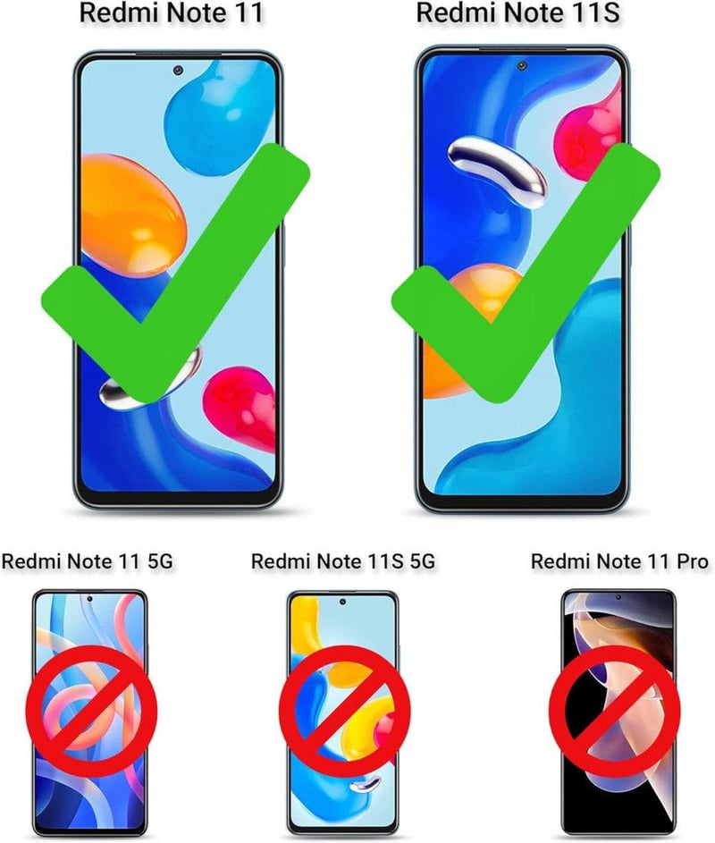 Xiaomi Redmi Note 11/11S Védőtok - Átlátszó, Ütésálló Szilikon Hátlap