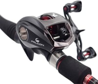 Diwa Baitcasting Horgászorsó - 18 LBS Fékerő, 13 Csapágy, Sós- és Édesvízhez 5