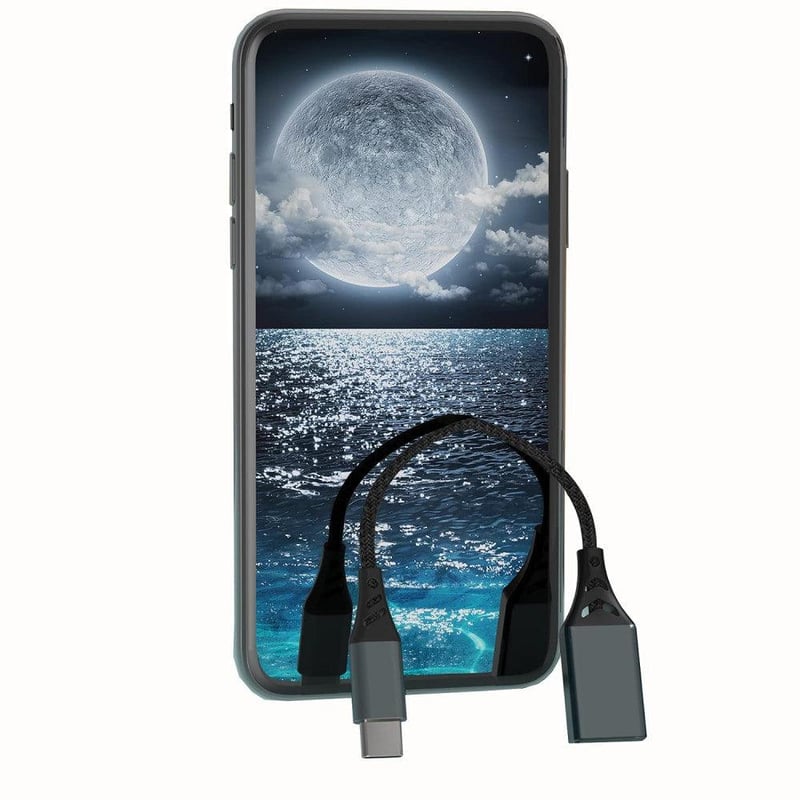 Targeal USB-C töltőkábel PS4/PS5/Xbox-hoz, nylon borítású