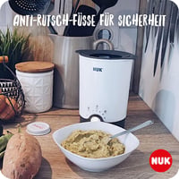 NUK Thermo 3-in-1 cumisüveg melegítő - Biztonságos és gyors melegítés, kiolvasztás és melegen tartás cumisüvegekhez és bébiételes üvegekhez 6