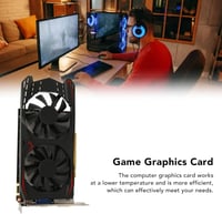 Sxhlseller GTX1050Ti 4GB GDDR5 Gamer Videokártya - 128-bit, Dual Fan, VGA/DVI/HDMI Csatlakozók, 1080p Full HD Támogatás, PCI-Express x16, NV 4