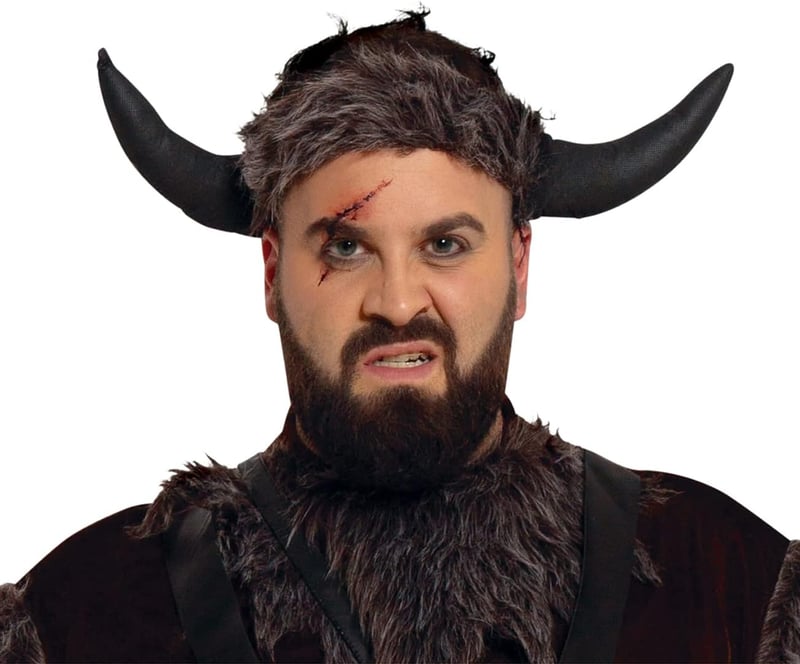Viking király jelmez férfiaknak - középkori harcos kosztüm farsangra, M-es méret